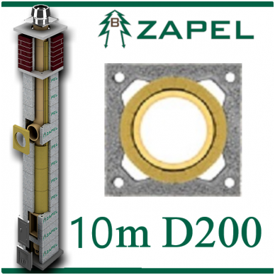 ZAPEL ECO S 10m Ø200