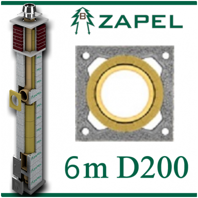 ZAPEL ECO S 6m Ø200